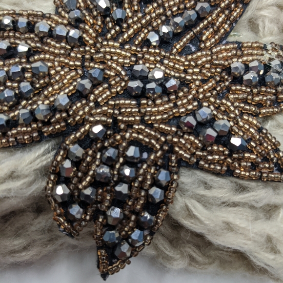 Tan Soft Knitted Wrap Headband Hair Accessory S - Picture 4 of 7